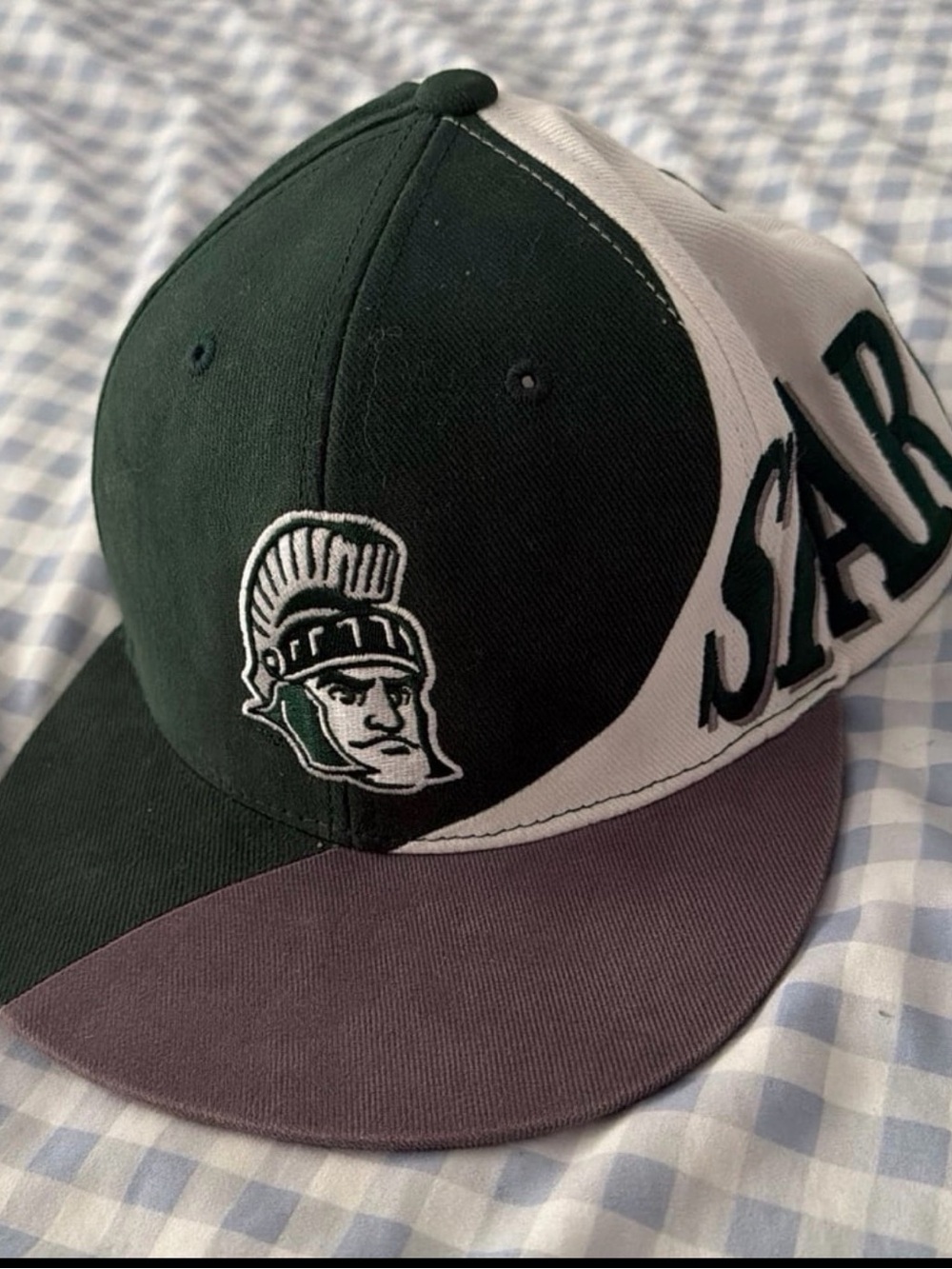 Vintage MSU Michigan State Spartans SnapBack Cap/Hat.